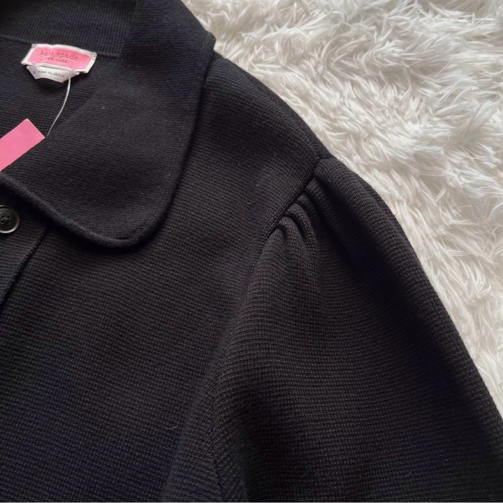 NWT Kate Spade Ruffle Sweater Jacket - Single Button - Picture 4 of 10